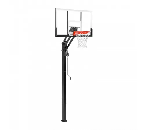 Баскетбольная стационарная стойка, акрил Spalding 54 " Gold In-Ground Арт. 881365CN