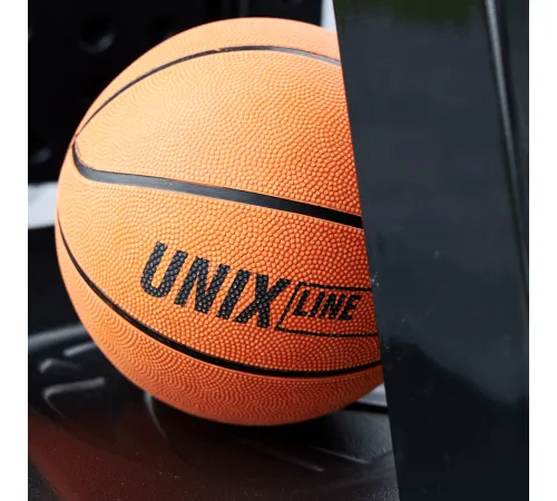 Мяч баскетбольный UNIX Line размер 7 с насосом в комплекте