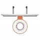 Баскетбольный щит UNIX Line B-Backboard-PC 50"x32" R45