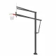 Баскетбольная стойка стационарная UNIX Line B-Stand-PC 72"x42" R45 H230-305 см
