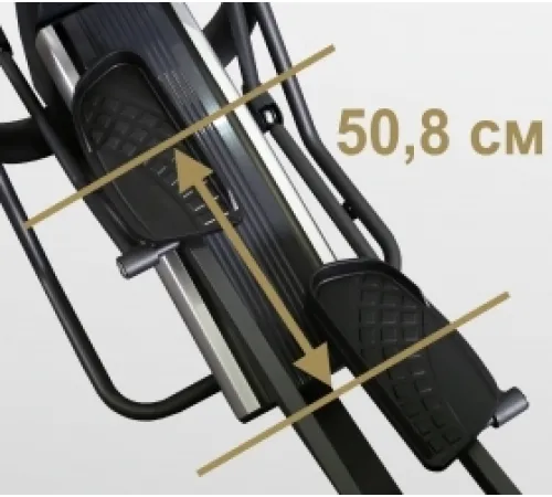 Эллиптический эргометр с автонаклоном коммерческий BRONZE GYM E1000M PRO TFT TURBO
