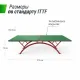 Антивандальный теннисный стол UNIX Line 14 mm SMC (Green/Red)