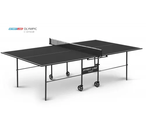 Теннисный стол Start Line Olympic с сеткой Black